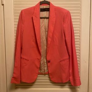 Bubblegum pink Zara blazer